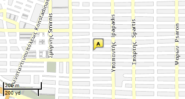 Location of business on map
