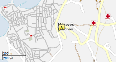 Χάρτης και σημείο της επιχείρησης