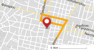 Location of business on map