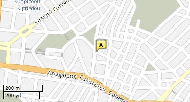 Location of business on map
