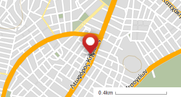 Location of business on map