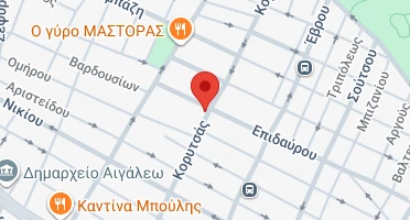 Location of business on map