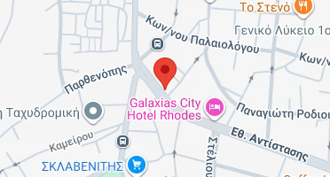 Location of business on map