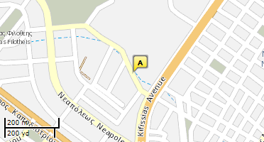 Location of business on map