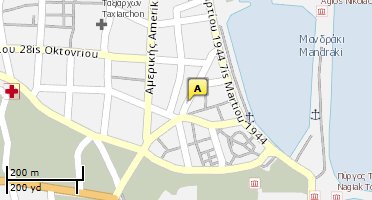 Χάρτης και σημείο της επιχείρησης