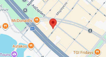 Location of business on map