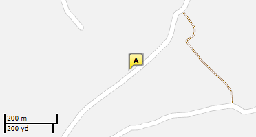 Location of business on map