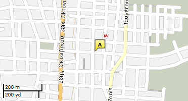 Location of business on map