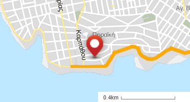 Location of business on map