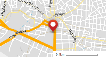 Location of business on map