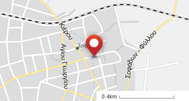 Location of business on map