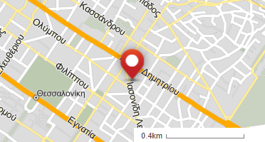 Location of business on map