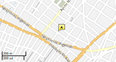Location of business on map