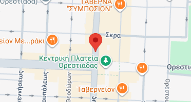 Location of business on map