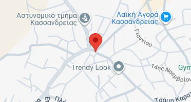 Location of business on map