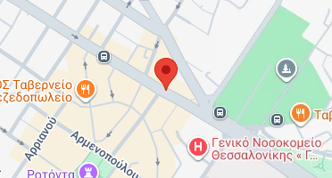 Location of business on map