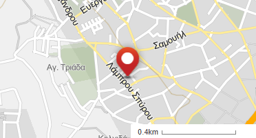 Location of business on map