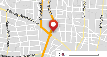 Location of business on map