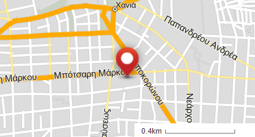 Location of business on map