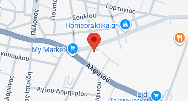 Location of business on map