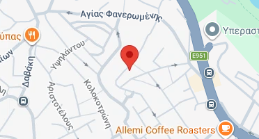 Location of business on map
