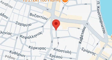 Location of business on map