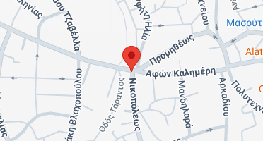 Location of business on map
