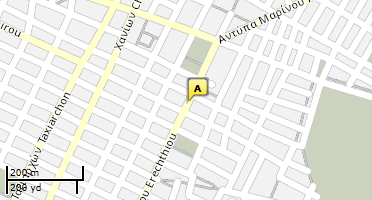 Location of business on map
