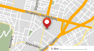 Location of business on map