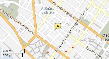 Χάρτης και σημείο της επιχείρησης