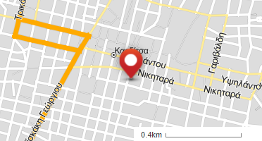 Χάρτης και σημείο της επιχείρησης