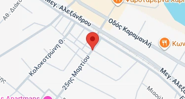 Location of business on map