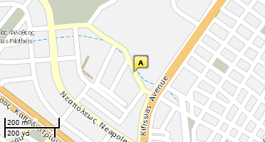 Location of business on map