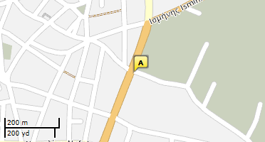 Location of business on map