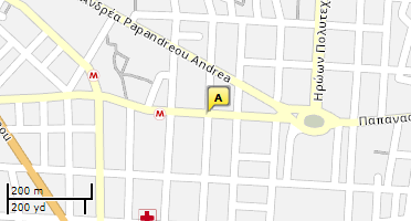 Location of business on map