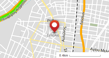 Location of business on map