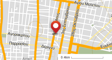 Location of business on map