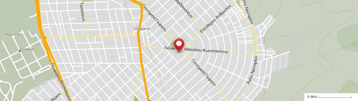 Χάρτης και σημείο της επιχείρησης