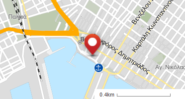 Location of business on map