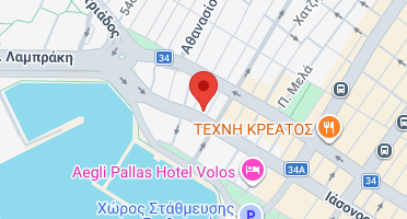 Location of business on map