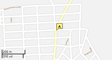 Location of business on map