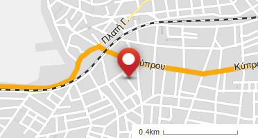 Location of business on map