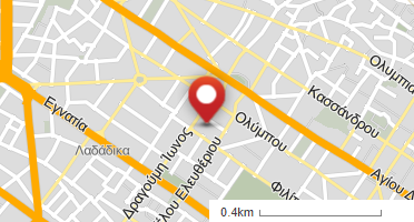 Location of business on map