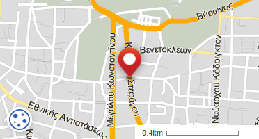 Location of business on map