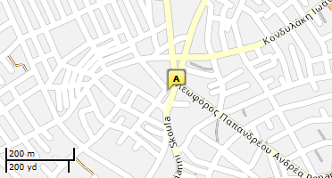 Location of business on map