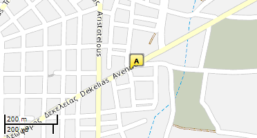 Location of business on map