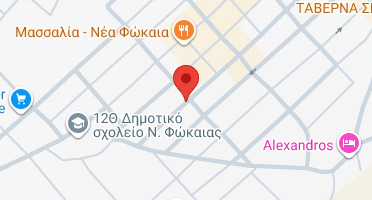 Location of business on map