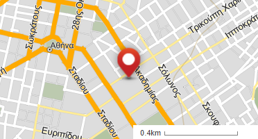 Location of business on map