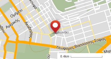 Location of business on map