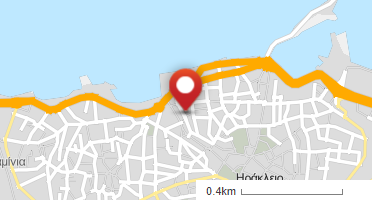 Location of business on map